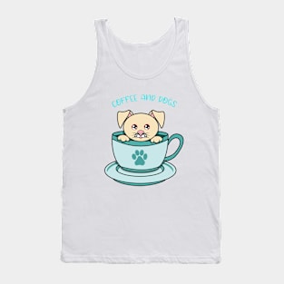 All i need is coffee and dogs Tank Top